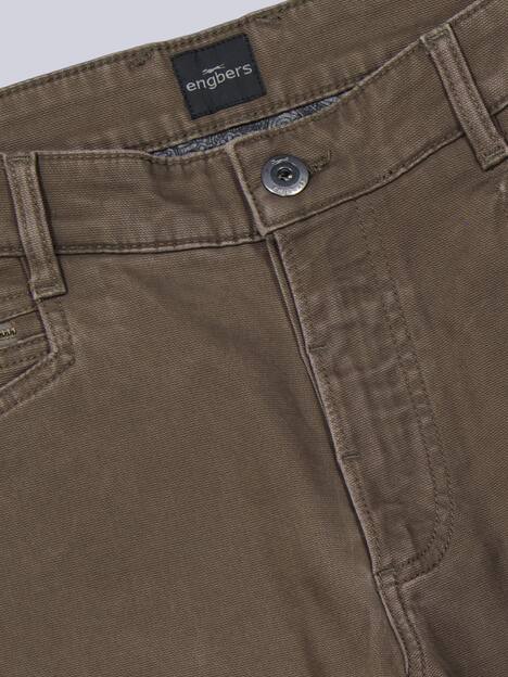 engbers Herren 5-Pocket-Hose regular , Braun