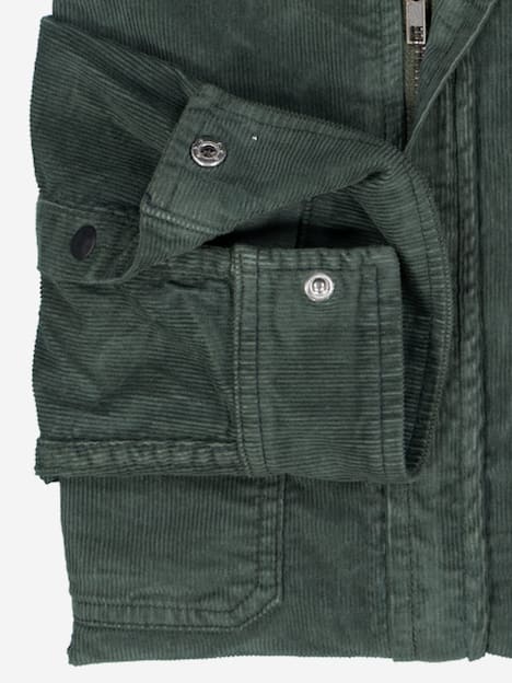 engbers Herren Overshirt aus Cord , Dunkelgruen