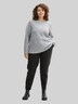 Soft-Touch Sweatshirt mit Knopfdetails