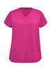 Luftiges Shirt mit schmaler Blende