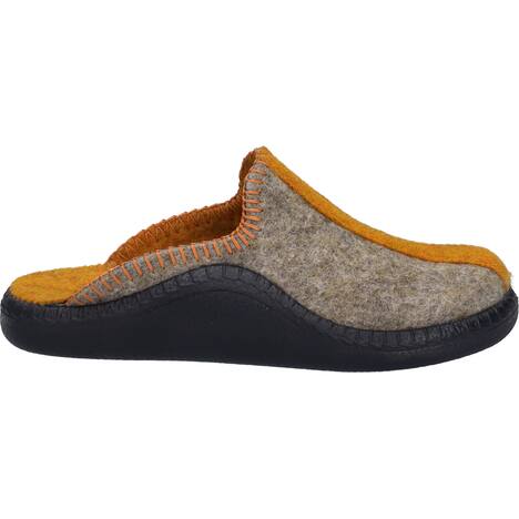 Damen Hausschuh Monaco Damen 62, braun-kombi