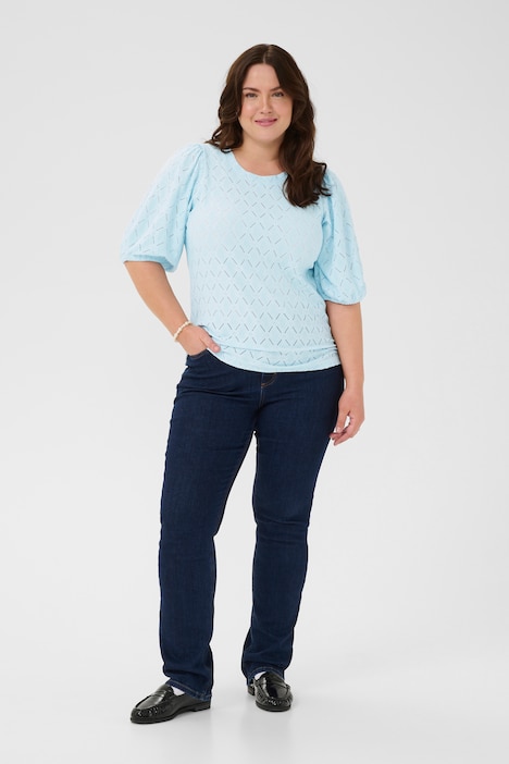 Kurzarm-Bluse Regular fit