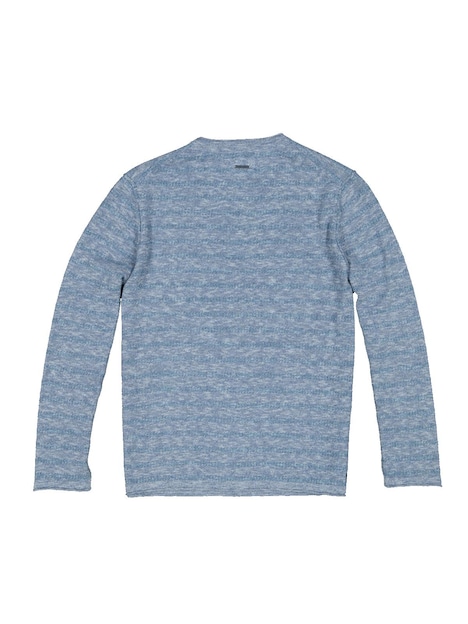 Herren Pullover gestreift , Hellblau
