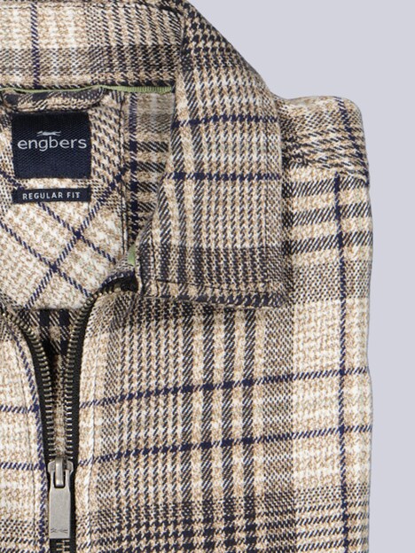 Herren Karohemd , Braun