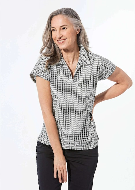 Shirt mit dezentem Jacquard
