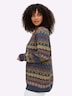 Pullover Langarm Jacquard Sonstiges Muster Ohne Kragen