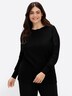 Langarm-Pullover Langarm-Pullover mit Ballonärmeln Langarm Ohne Kragen