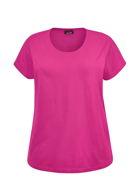 Lässiges Shirt mit Rundhalsausschnitt