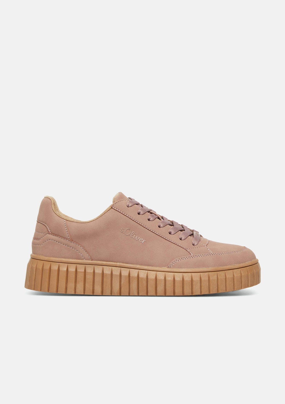 Sneaker mit Plateau-Sohle