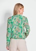 Floraler Blouson mit Reißverschluss
