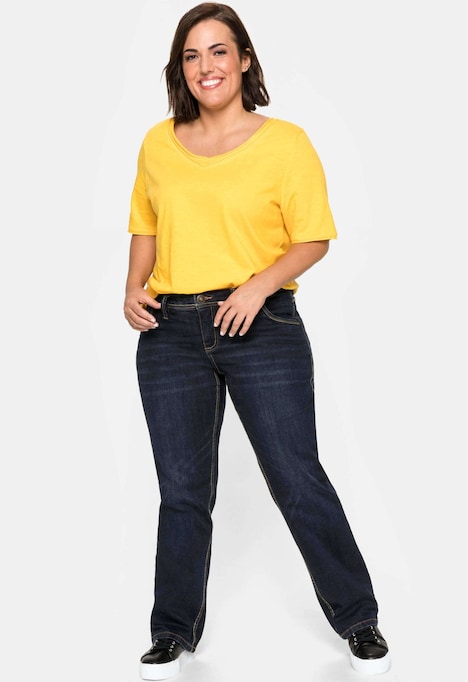 Stretch-Jeans Uni
