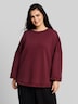 Loose Fit Sweatshirt mit 7/8-Arm