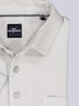 Herren Polo-Shirt uni , Silbergrau