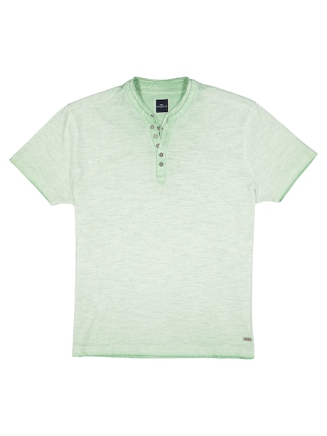 Herren Henley T-Shirt , Hellgruen