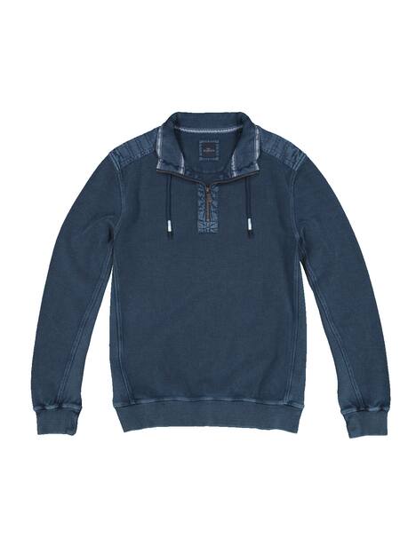 Sweatshirt mit Stehkragen