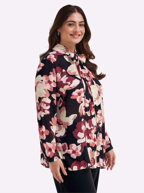 Langarm-Bluse Langarm Schluppe