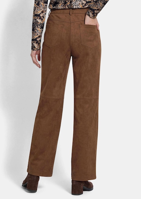 Broek VERA in suède-look