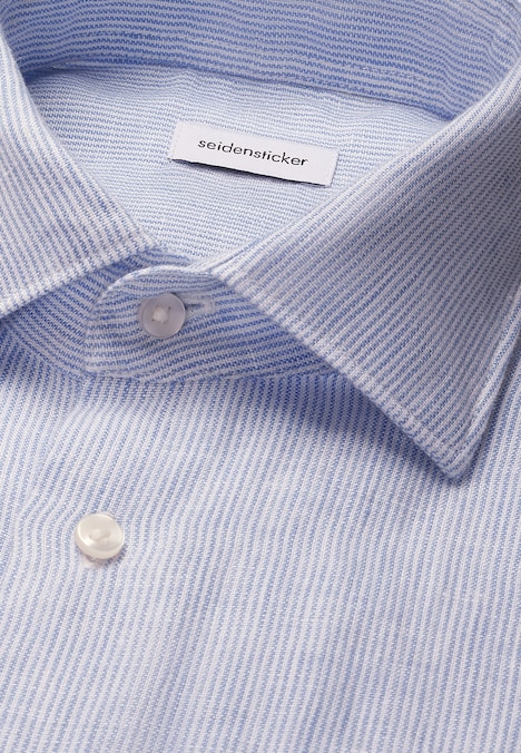 Herren Leinenhemd - Gestreift