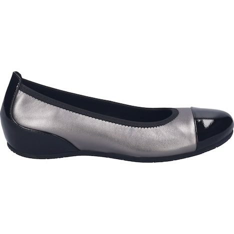 Damen Ballerina Florina 01, schwarz-kombi