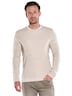 Herren Pullover Rundhals , Creme