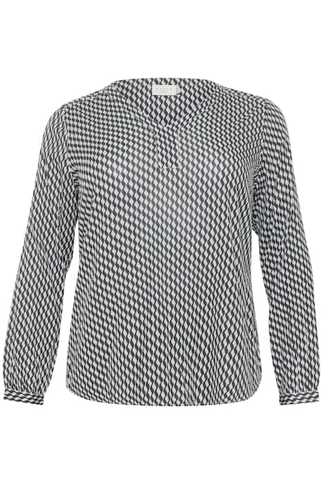 Langarm-Bluse Regular fit