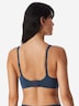 Schiesser Damen Bügelloser BH Unique Cotton deepblue