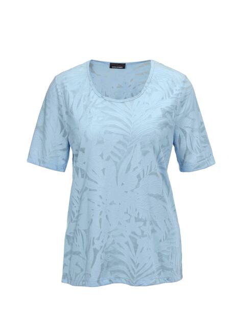T-Shirt mit Ausbrenneroptik
