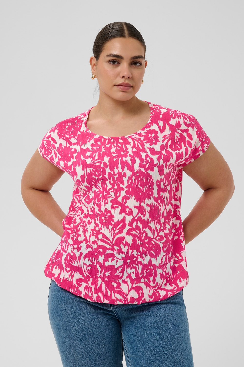 Kurzarm-Bluse Loose fit