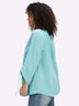 3/4-Arm-Bluse 3/4-Arm Ohne Kragen