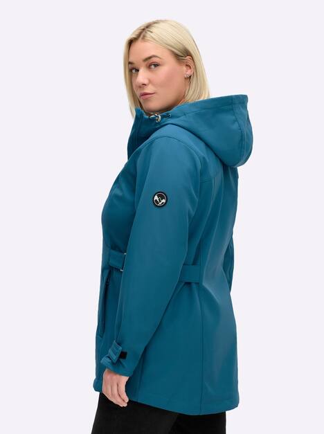 Softshell-Jacke Langarm Mit Kapuze