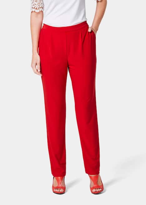 Trageangenehme Jerseyhose Martha mit Bundfalten