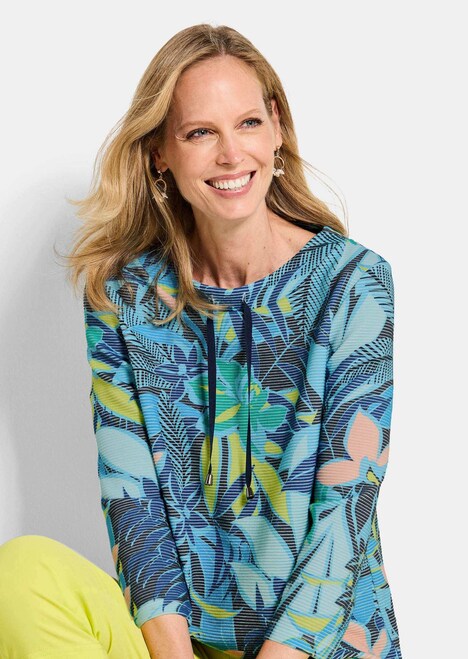 Trui met print en jungle-design