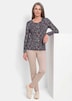 Viskoseshirt mit Paisley-Druck