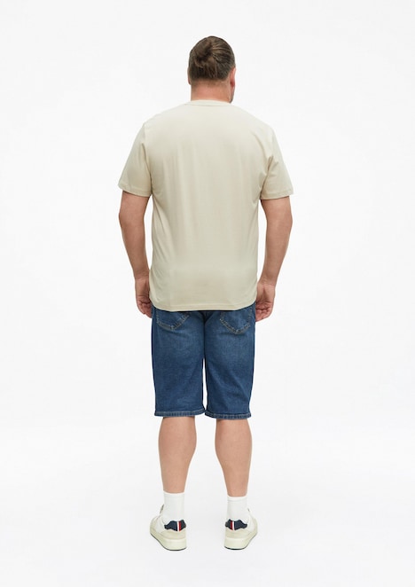 Weiches Baumwoll-T-Shirt mit Frontprint