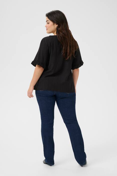 Kurzarm-Bluse Regular fit