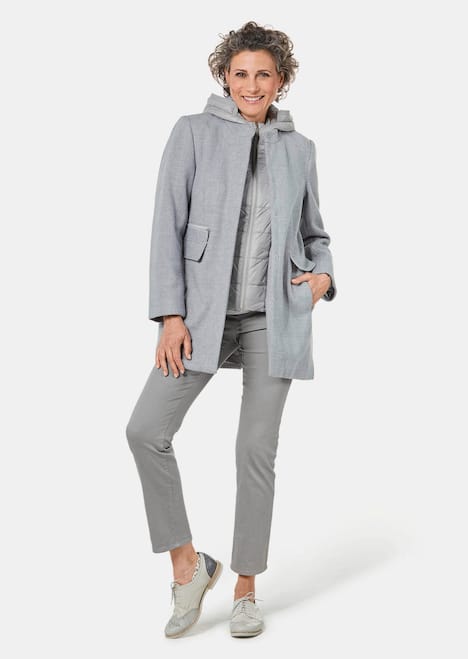 Mantel mit herausnehmbarem Steppfutter