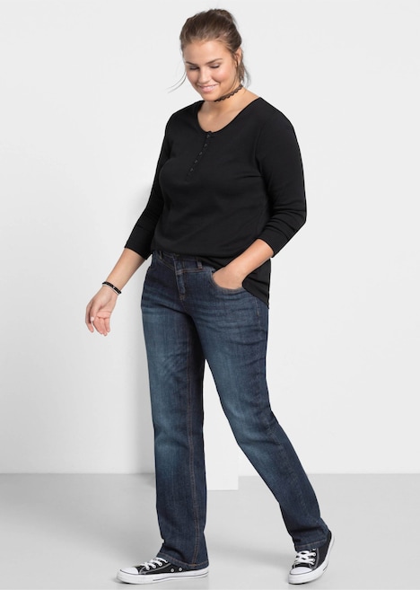 Stretch-Jeans Uni