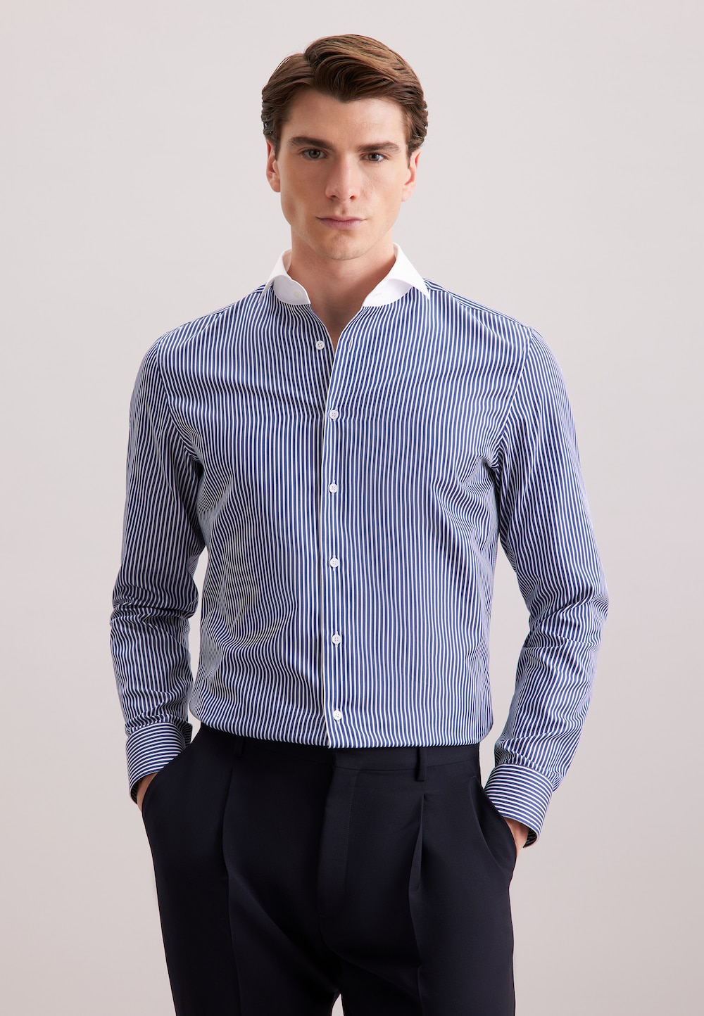 Herren Business Hemd - Gestreift