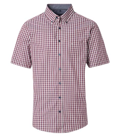 Freizeithemd Kurzarm kariert Comfort Fit