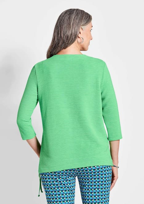 Gerades, bequemes Halbarm T-Shirt