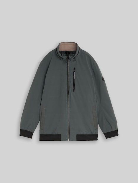 Blouson Jacke mit verstaubarer Kapuze