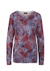 Sportlich-femininer Druckpullover
