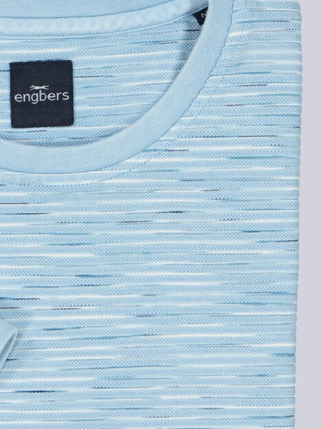 Herren Rundhals T-Shirt , Hellblau