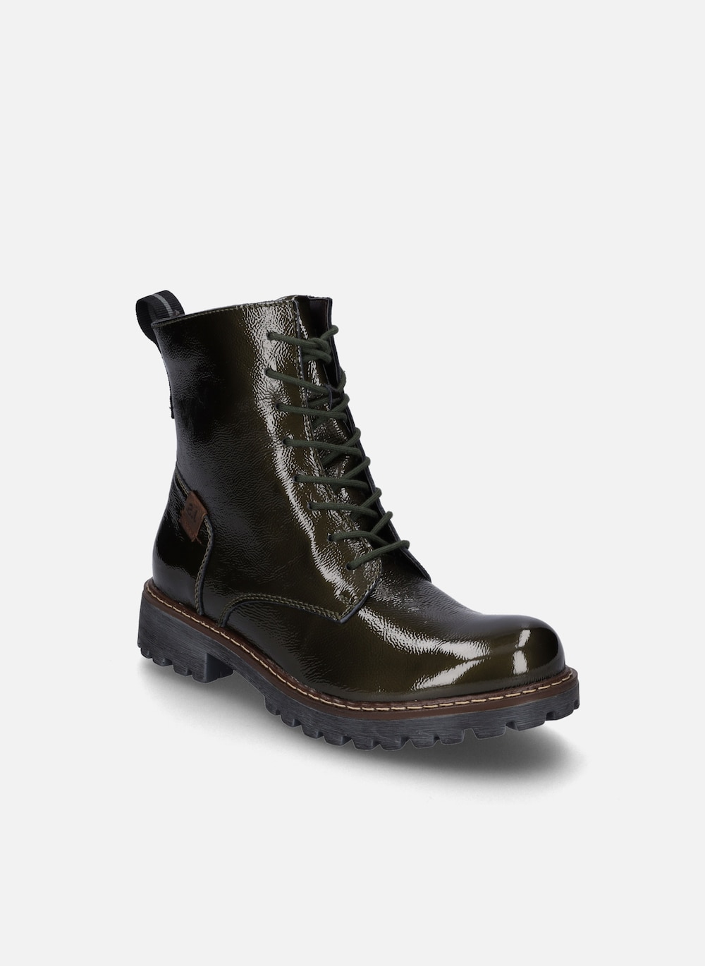 Damen Stiefelette Marta 02, oliv