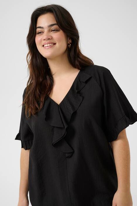 Kurzarm-Bluse Regular fit