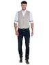 engbers Herren Sakko-Weste slim fit , Beige