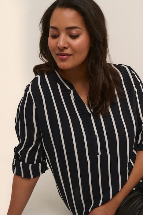 Langarm-Bluse Regular fit