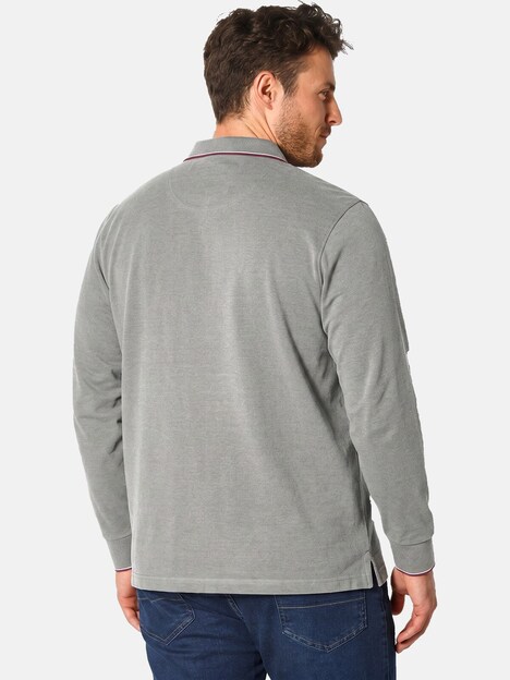 Langarm-Poloshirt MILANVETZO