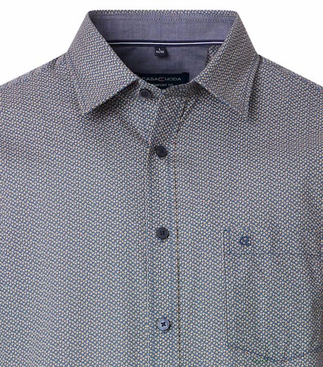 Freizeithemd Kurzarm Print Comfort Fit