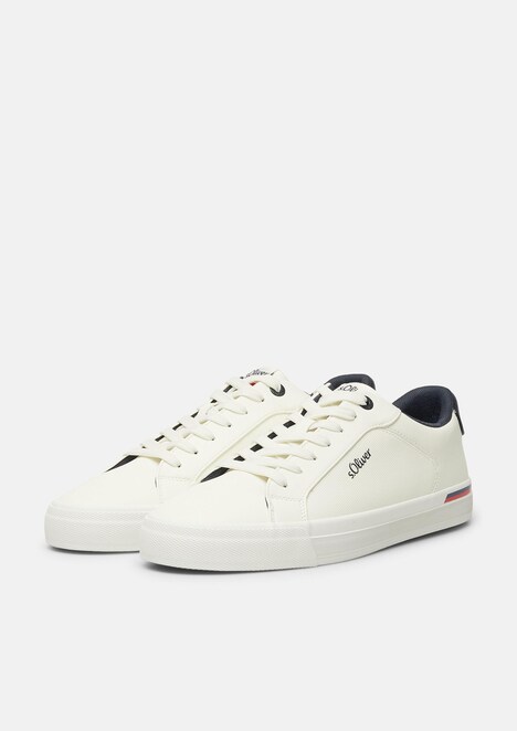 Sneaker in Leder-Optik